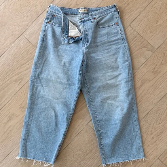 Madewell The Curvy Perfect Vintage Wide-Leg Crop - Picture 2 of 3